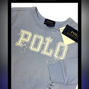 Polo Ralph Lauren 2T Girls Toddler Sweatshirt Blue